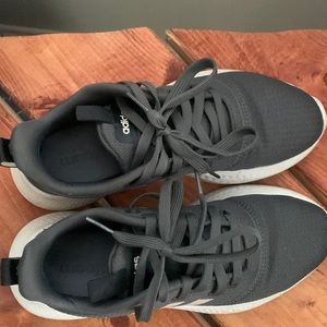 Adidas walking sneakers.